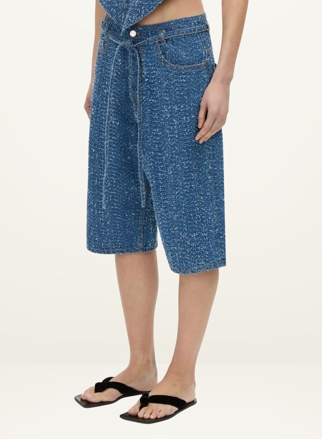 Camilla and Marc Rhodes Denim Short in Blue