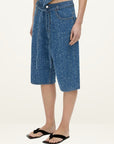 Camilla and Marc Rhodes Denim Short in Blue