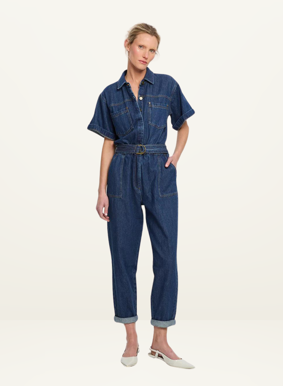 Brae Denim Boilersuit in INDIGO Kivari-Kivari-Frolic Girls