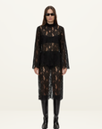 Camilla and Marc Zemira Lace Skirt in Black