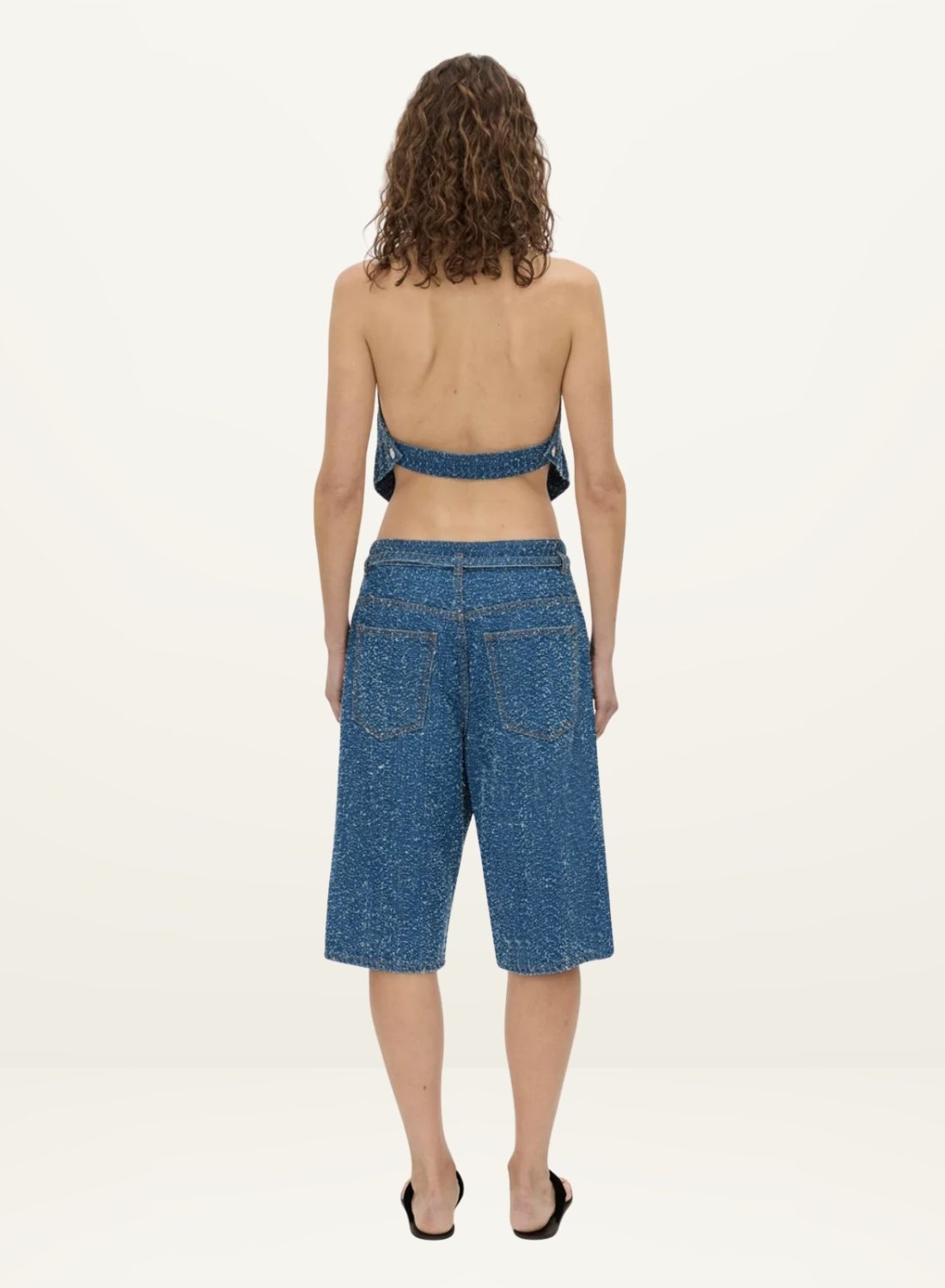 Camilla and Marc Rhodes Denim Short in Blue