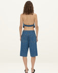 Camilla and Marc Rhodes Denim Short in Blue