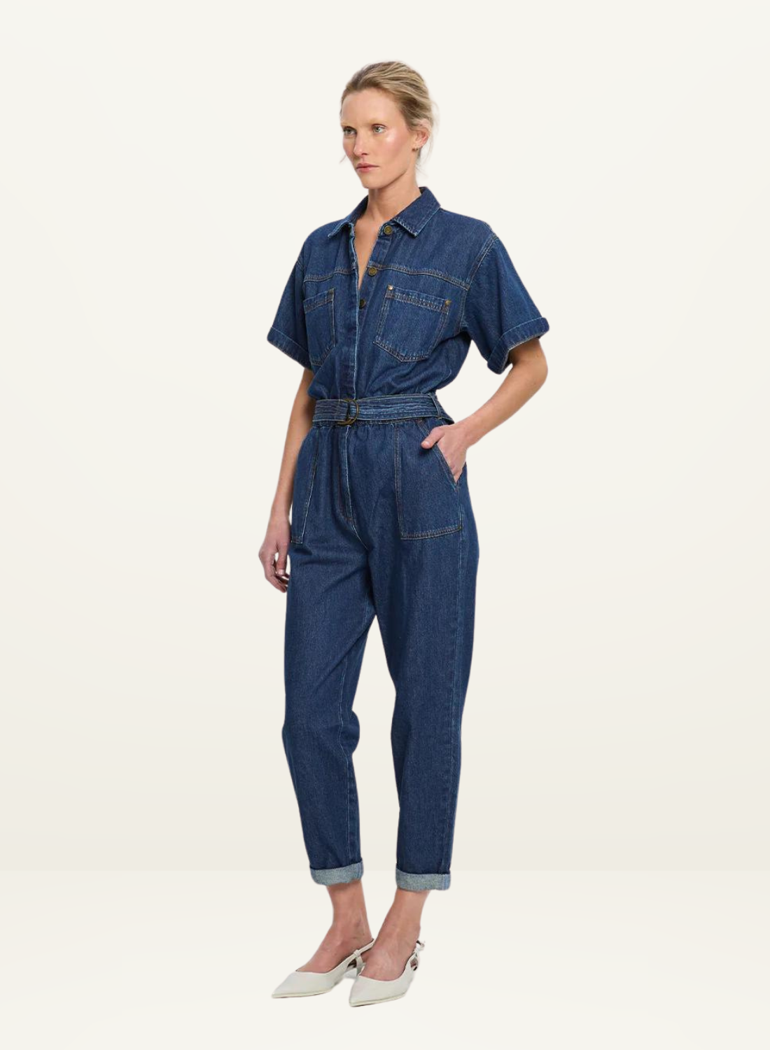 Brae Denim Boilersuit in INDIGO Kivari-Kivari-Frolic Girls