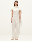 Bayse Inara Scarf in White