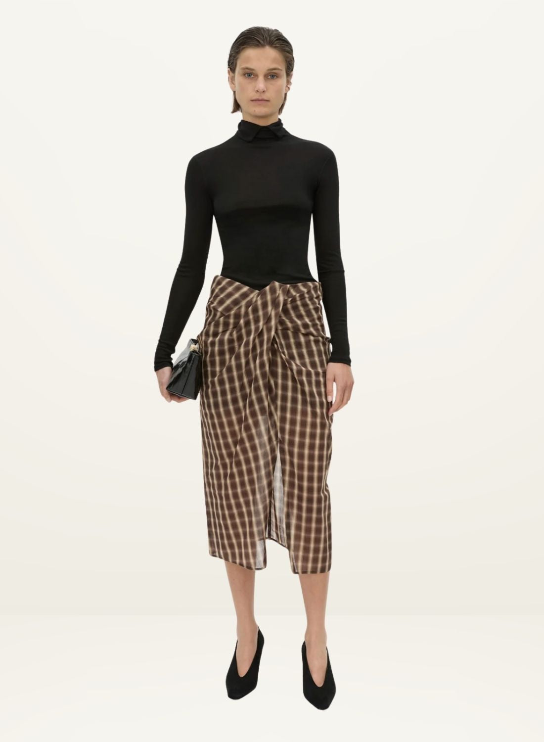 Camilla and Marc Mannix Midi Skirt in Chocolate