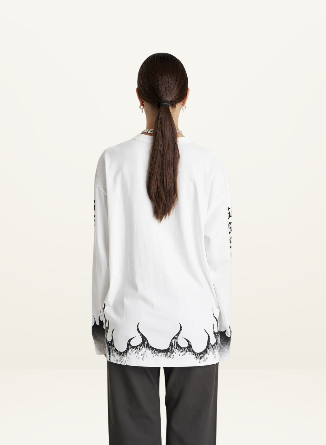 Summi Summi Eden LS Tee in Lily White