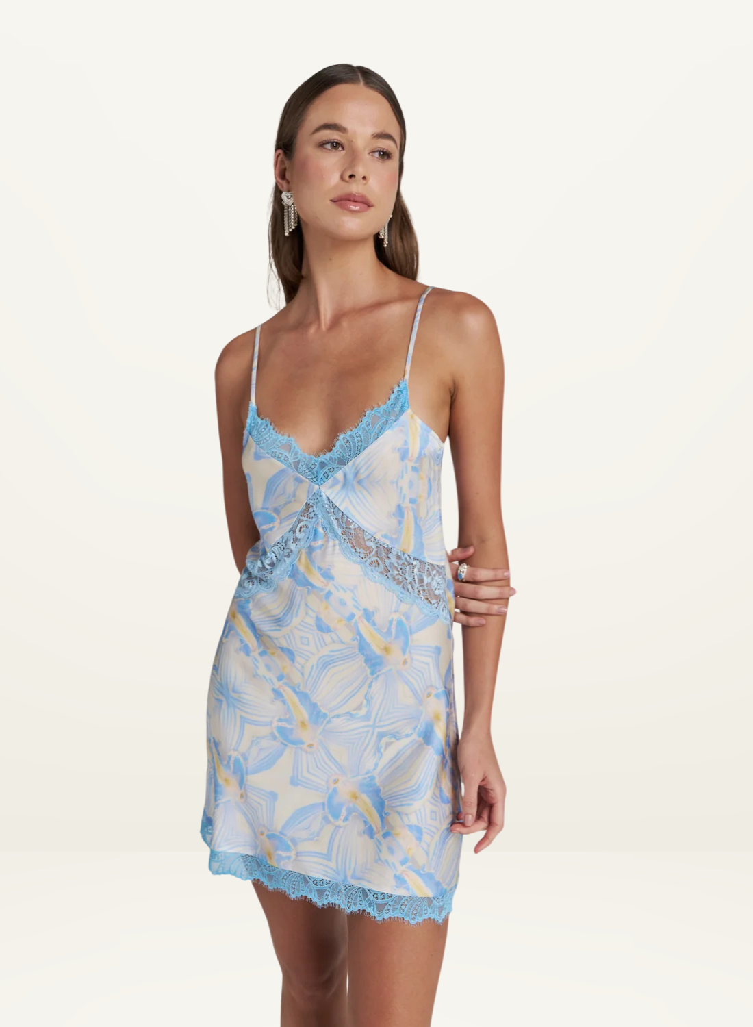 Summi Summi Siren Mini Dress in Orchid Prism