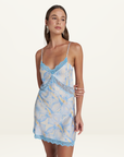 Summi Summi Siren Mini Dress in Orchid Prism
