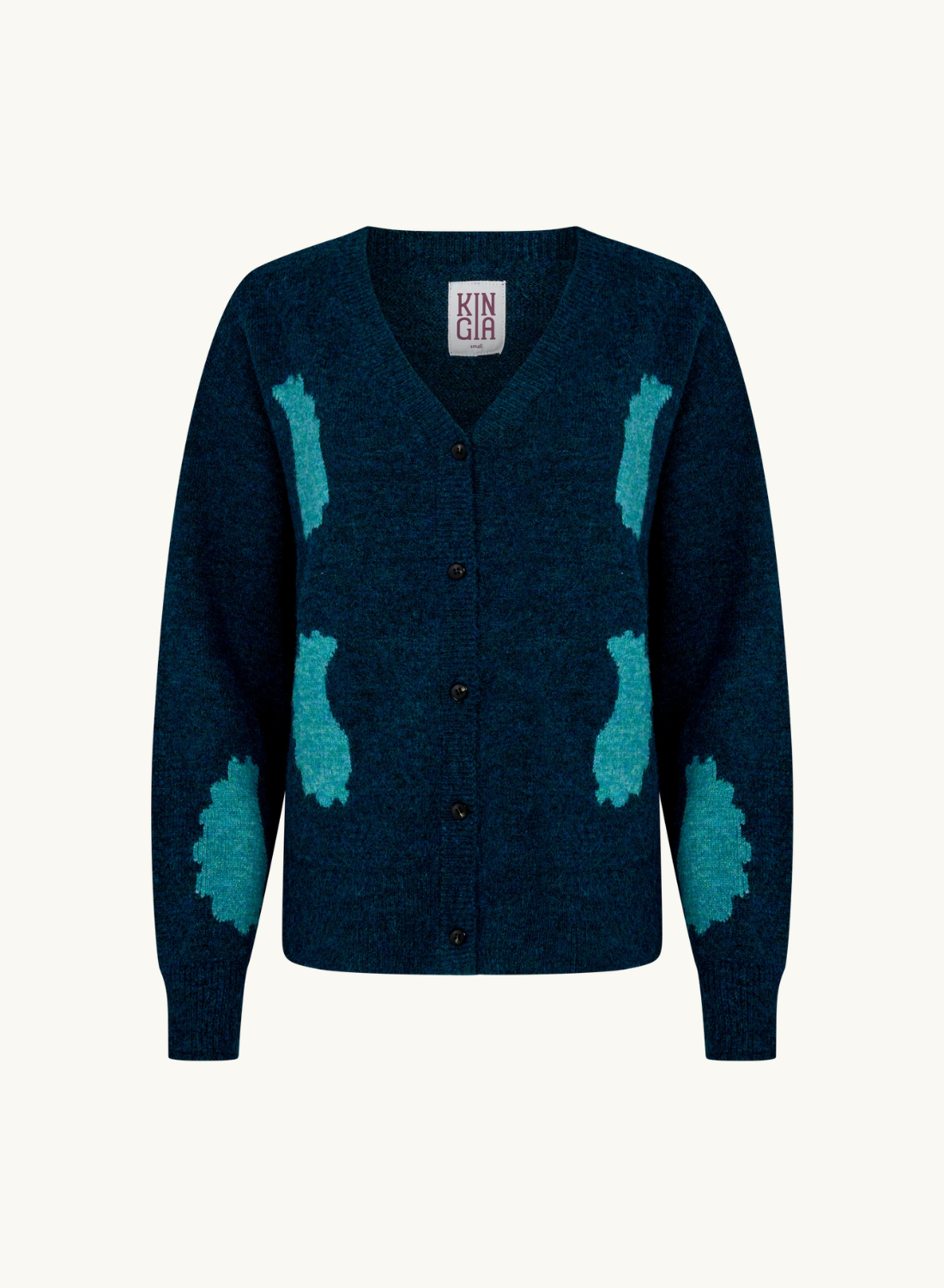 Kinga Csilla Mare Nota Cardigan in Ocean