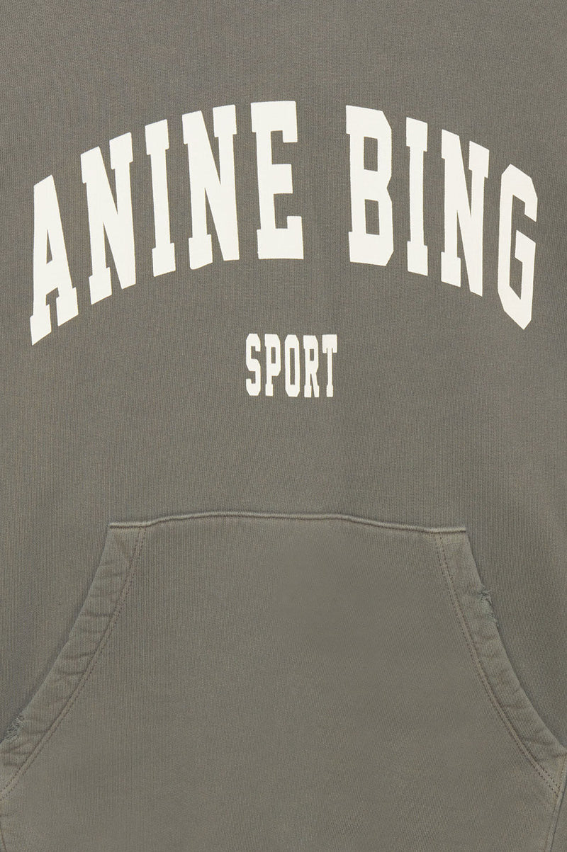 Harvey Sweatshirt DUSTY OLIVE Anine Bing-Anine Bing-Frolic Girls