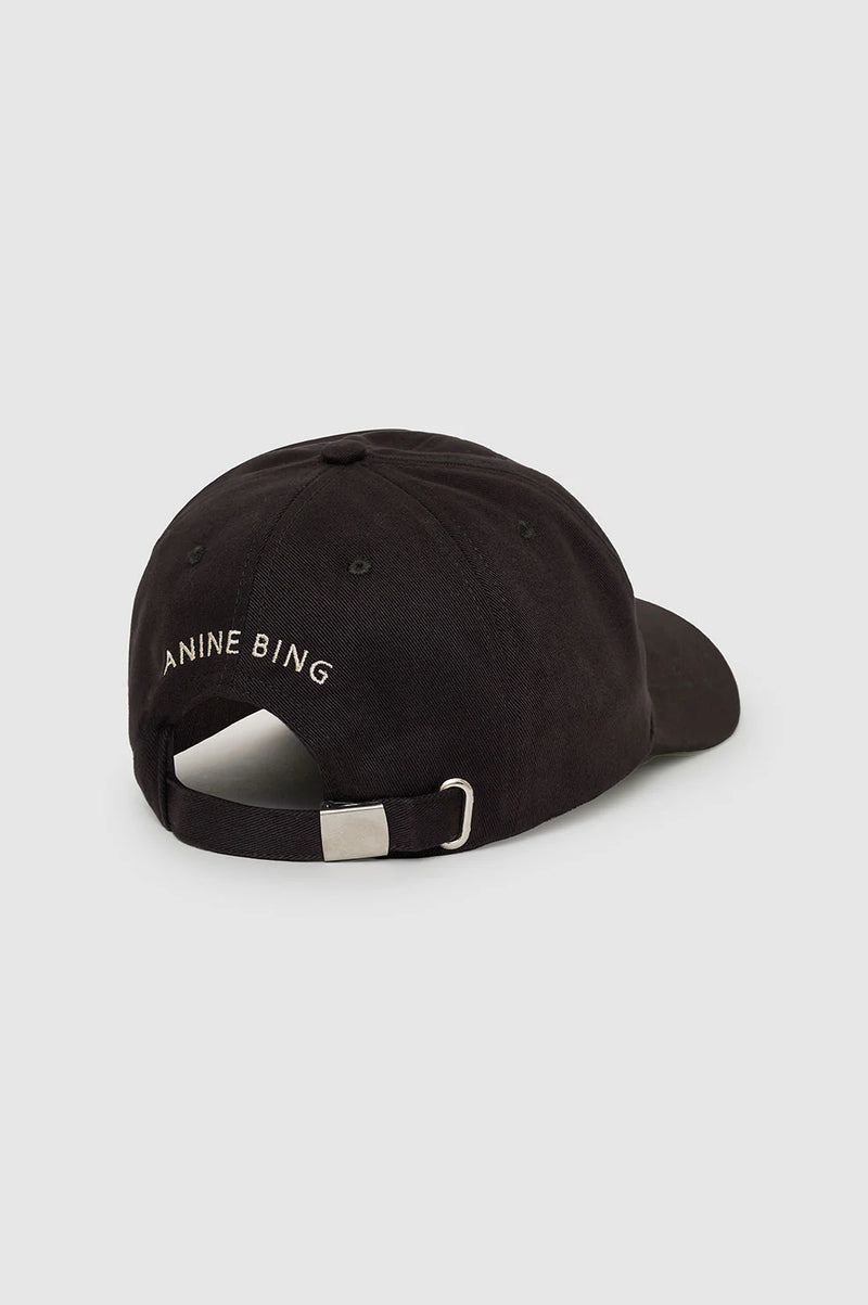 Jeremy Baseball Cap AB BLACK Anine Bing-Anine Bing-Frolic Girls