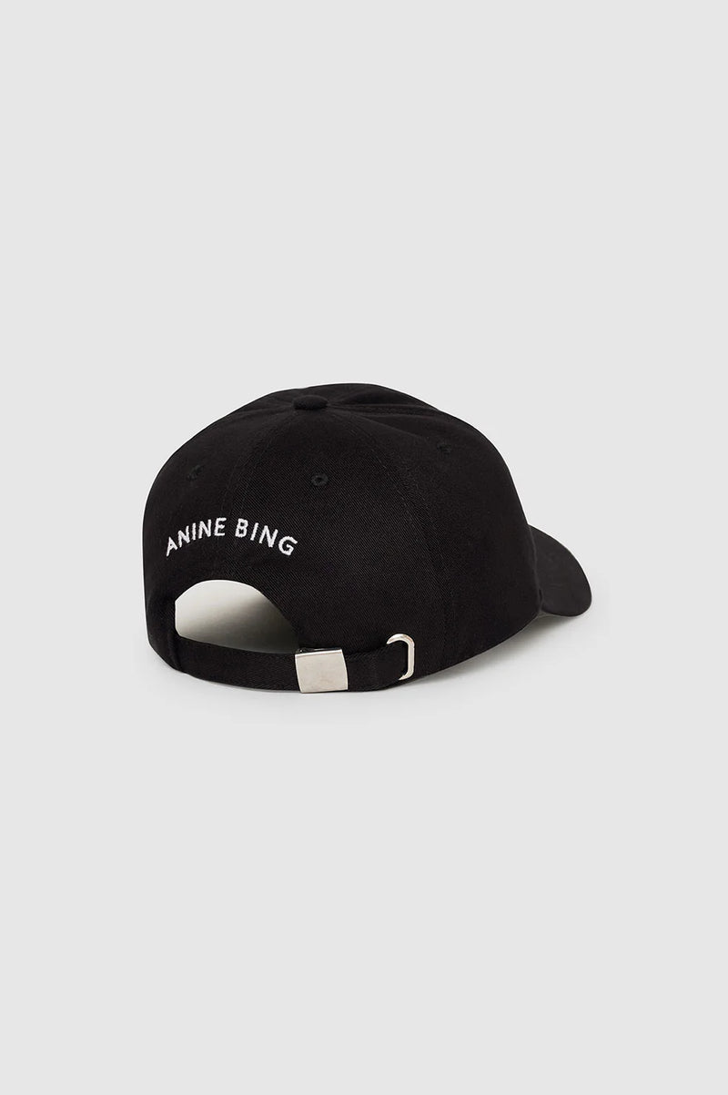 Jeremy Baseball Cap Letterman BLACK Anine Bing-Anine Bing-Frolic Girls