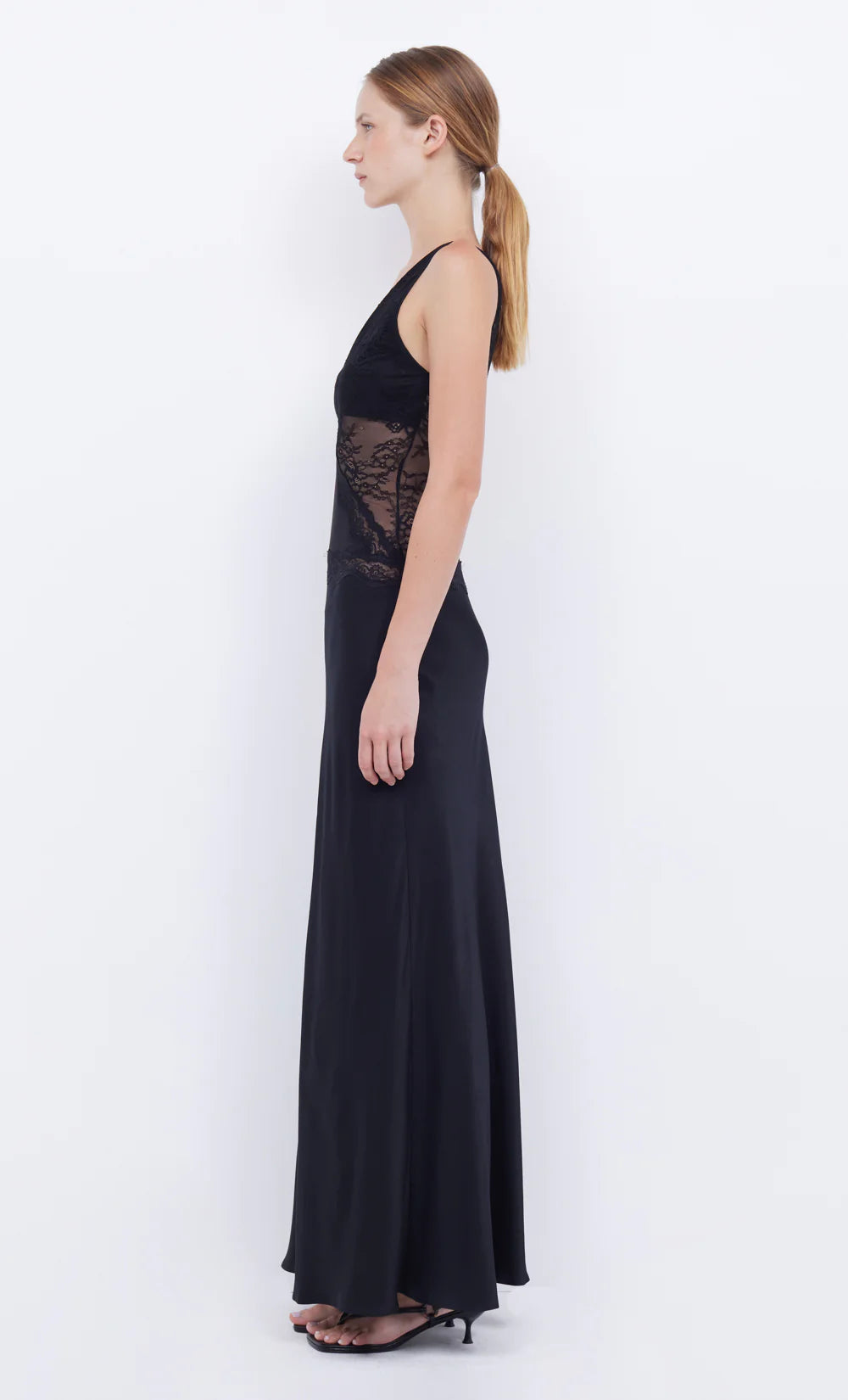 Abrielle Lace Maxi Dress BLACK Bec & Bridge-Bec & Bridge-Frolic Girls