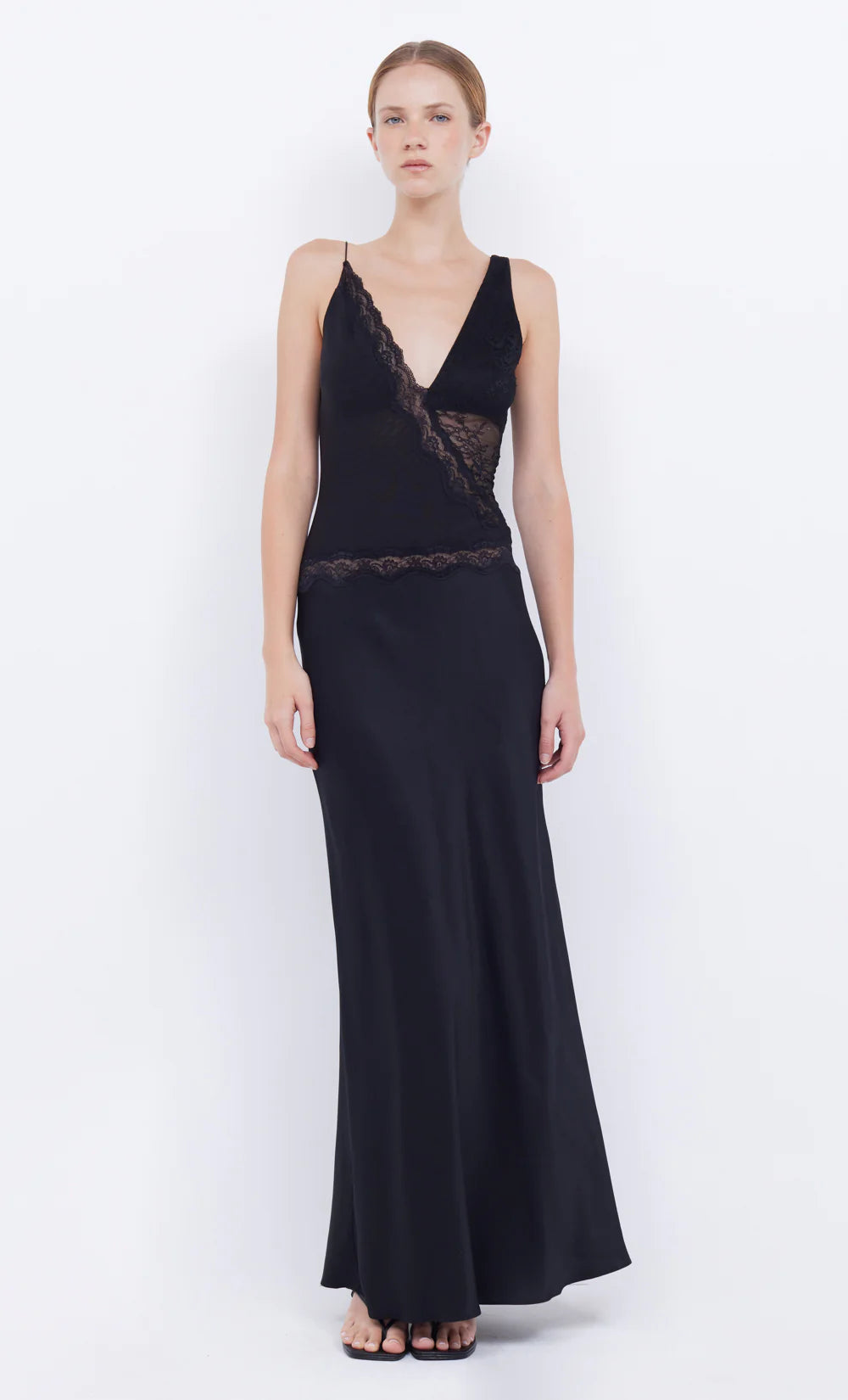 Abrielle Lace Maxi Dress BLACK Bec & Bridge-Bec & Bridge-Frolic Girls