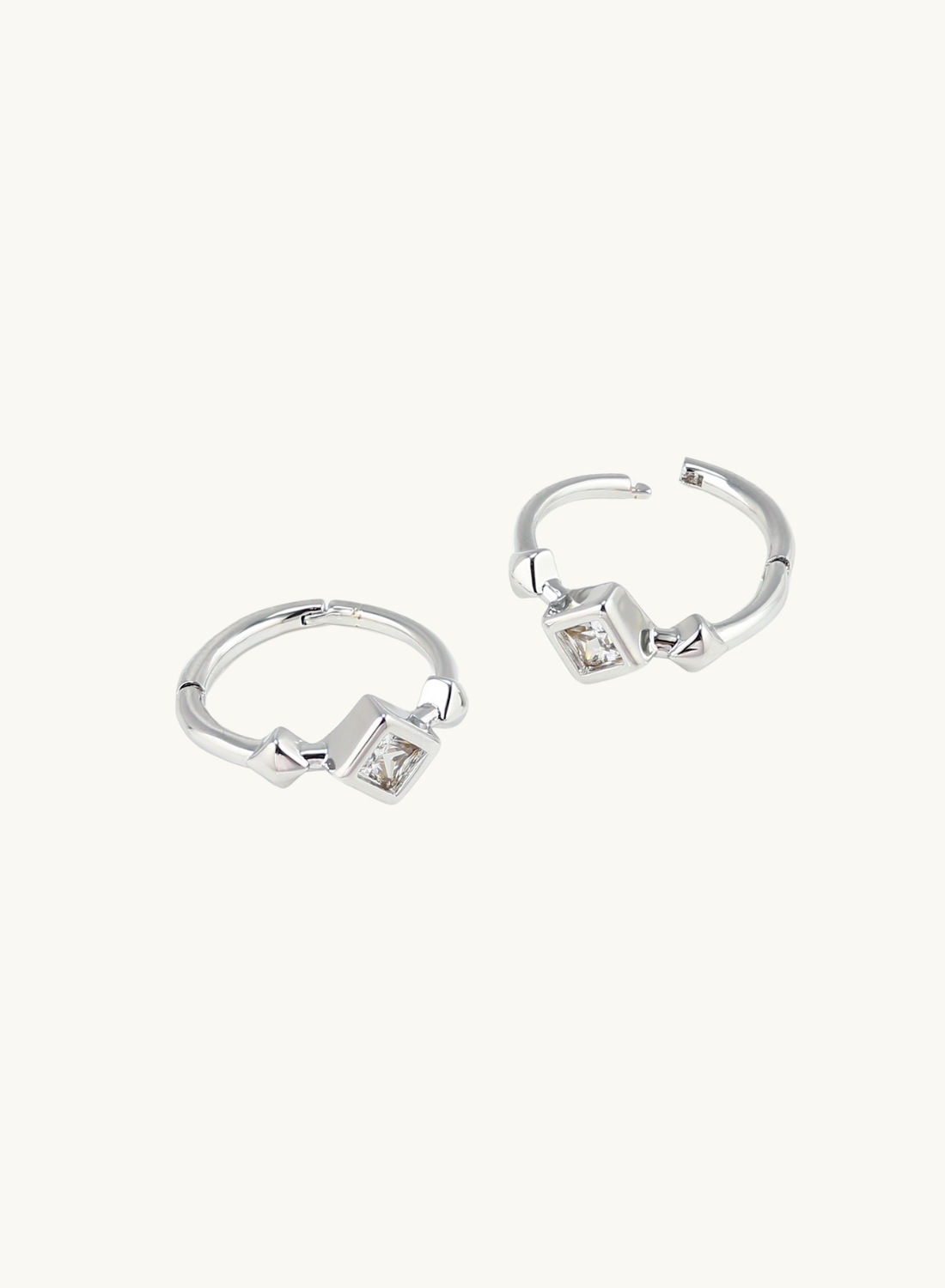 Adriana Hoop Earrings SILVER Smith-SMITH-Frolic Girls