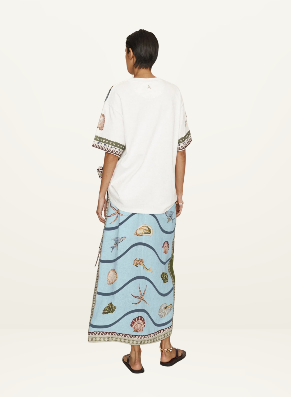 Alemais Bath House Sarong Skirt