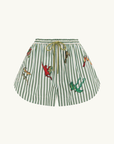 Alemais Bisou Embroidered Short