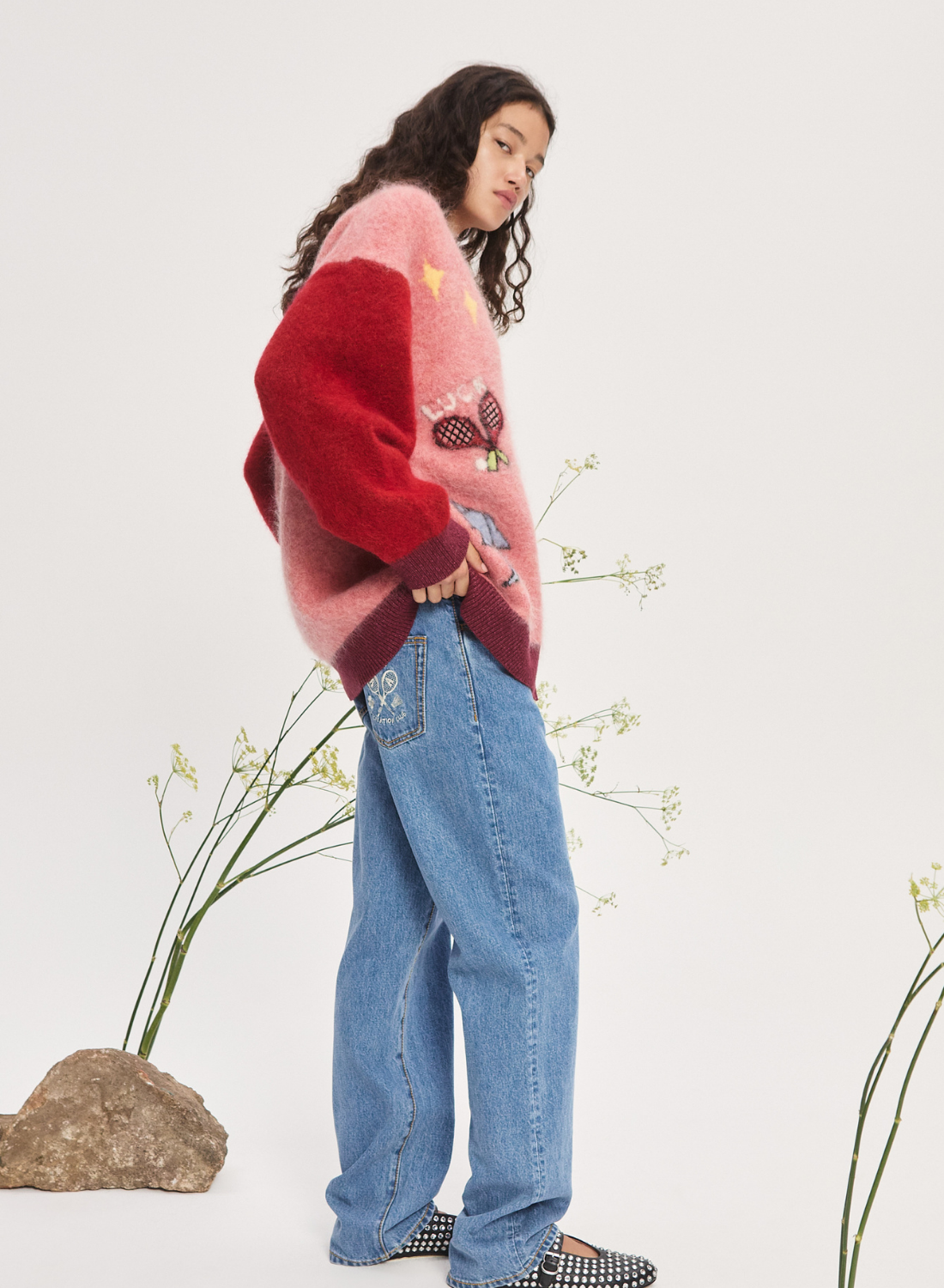 Alemais Court Cardigan in PINK