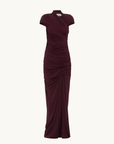 Alemais Eddie Midi Dress in PLUM