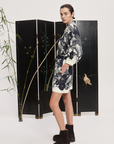 Alemais Mickey Mini Dress in NAVY