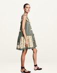Alemais  Outrider Seersucker Mini Dress