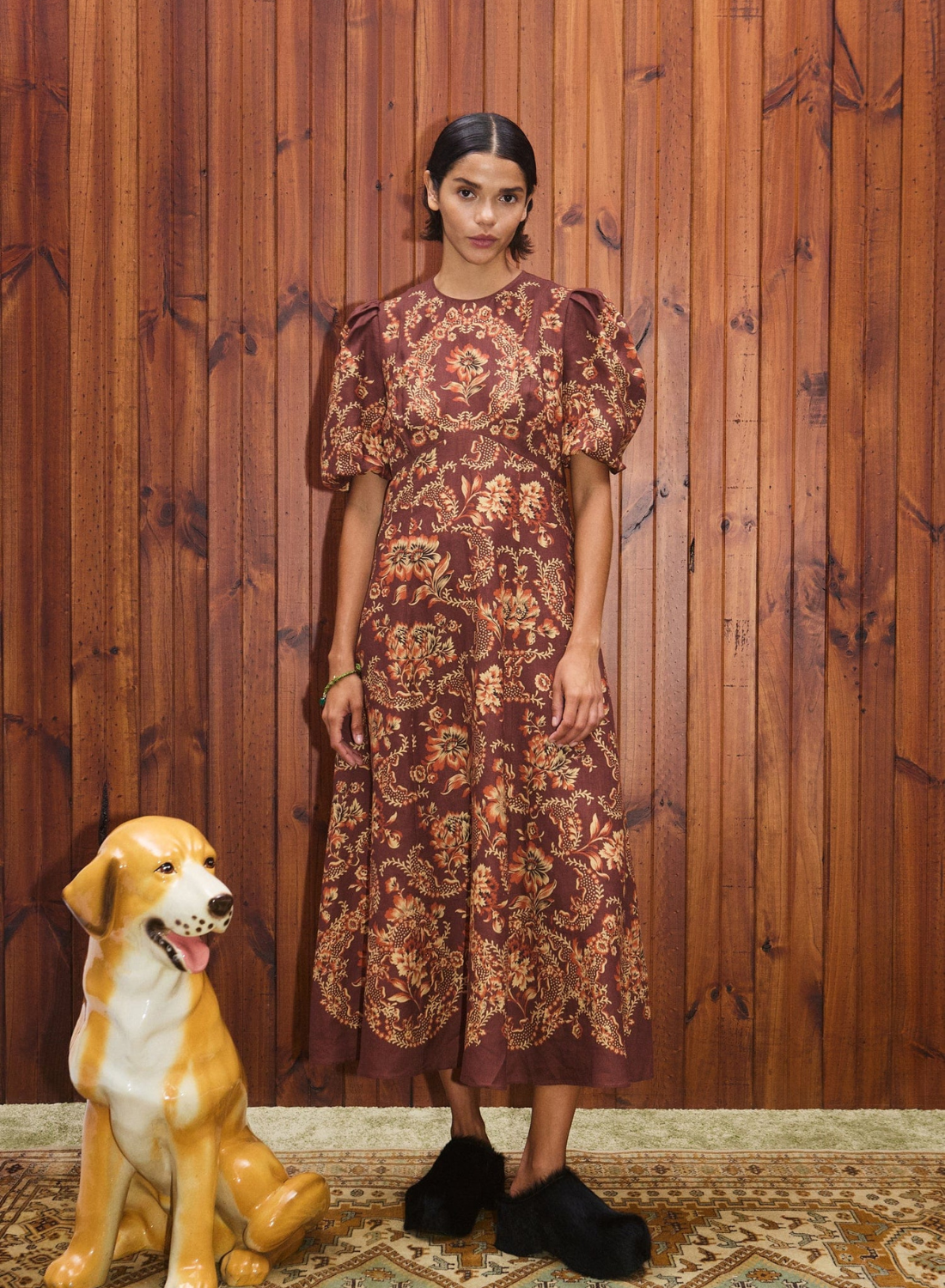 Alemais Seraphina Midi Dress in MULTI