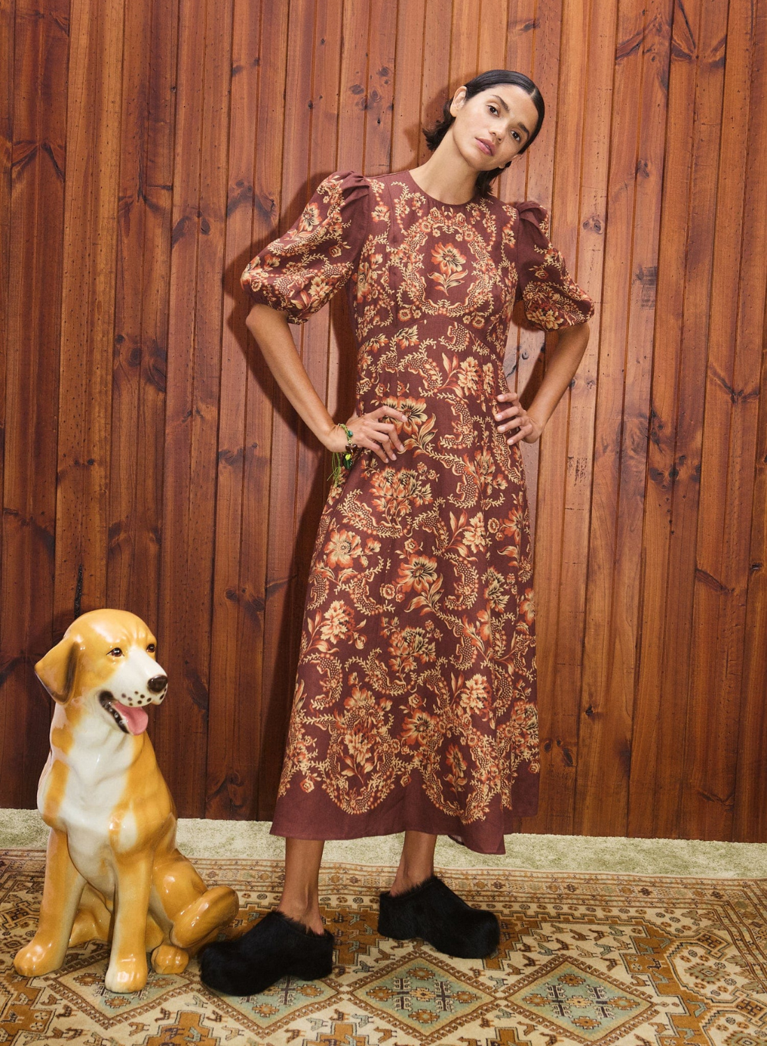 Alemais Seraphina Midi Dress in MULTI