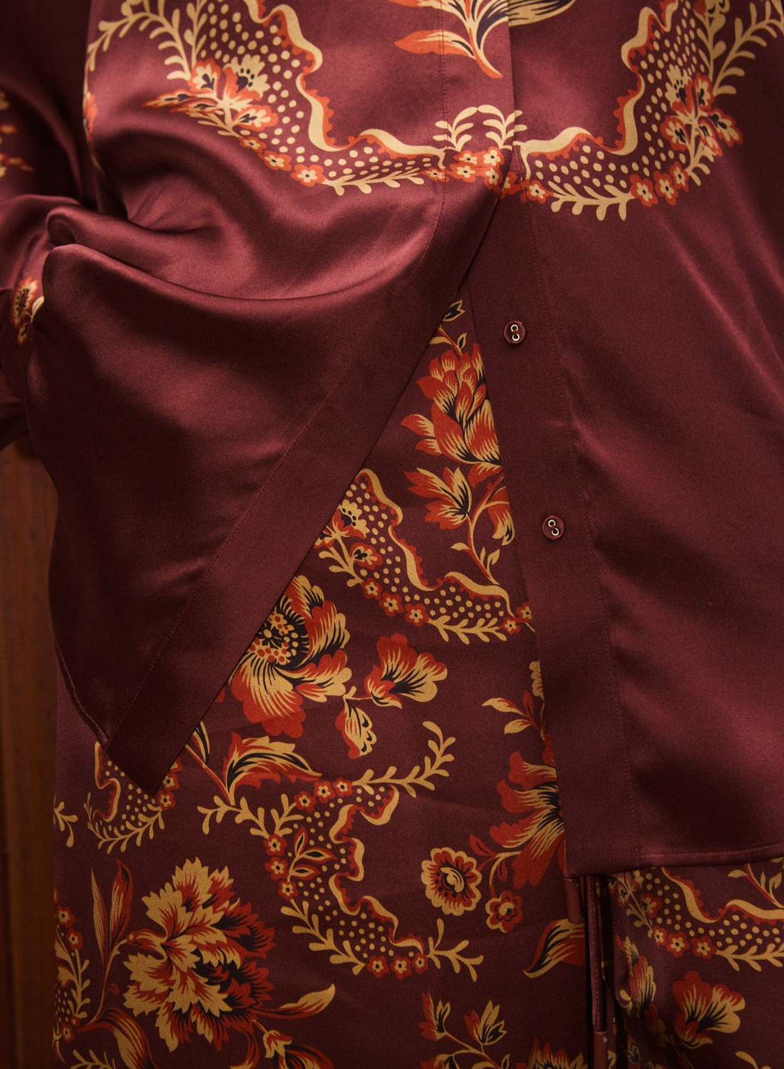 Alemais Seraphina Silk Shirt in MULTI