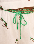 Alemais Wanda Embroidered Shirt in IVORY