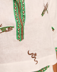 Alemais Wanda Embroidered Short in IVORY