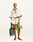 Alemais Wanda Embroidered Short in IVORY