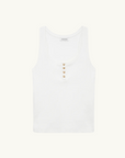 Anine Bing Alessia Tank in IVORY