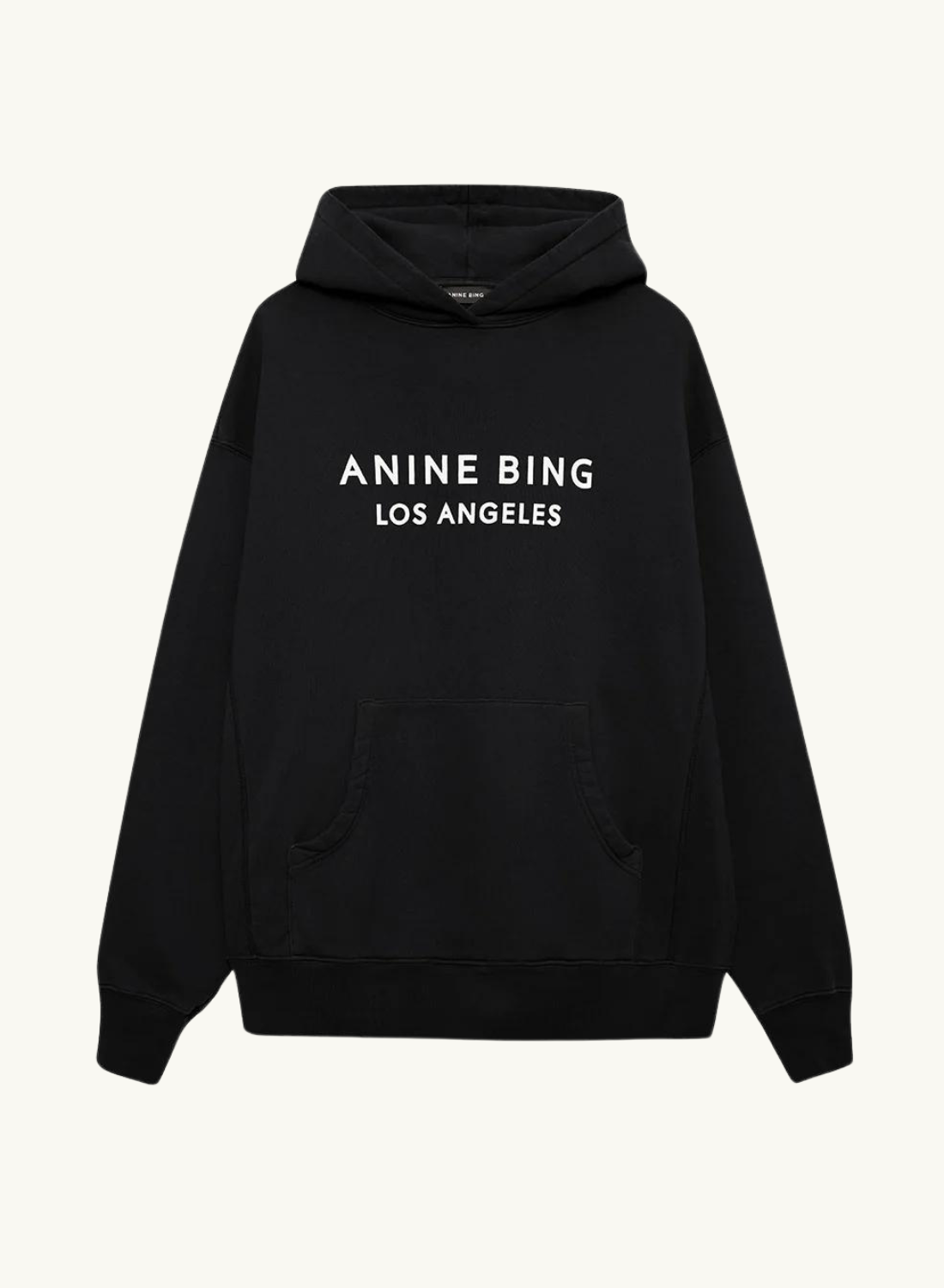 Anine Bing Alto Hoodie in BLACK-Anine Bing-Frolic Girls