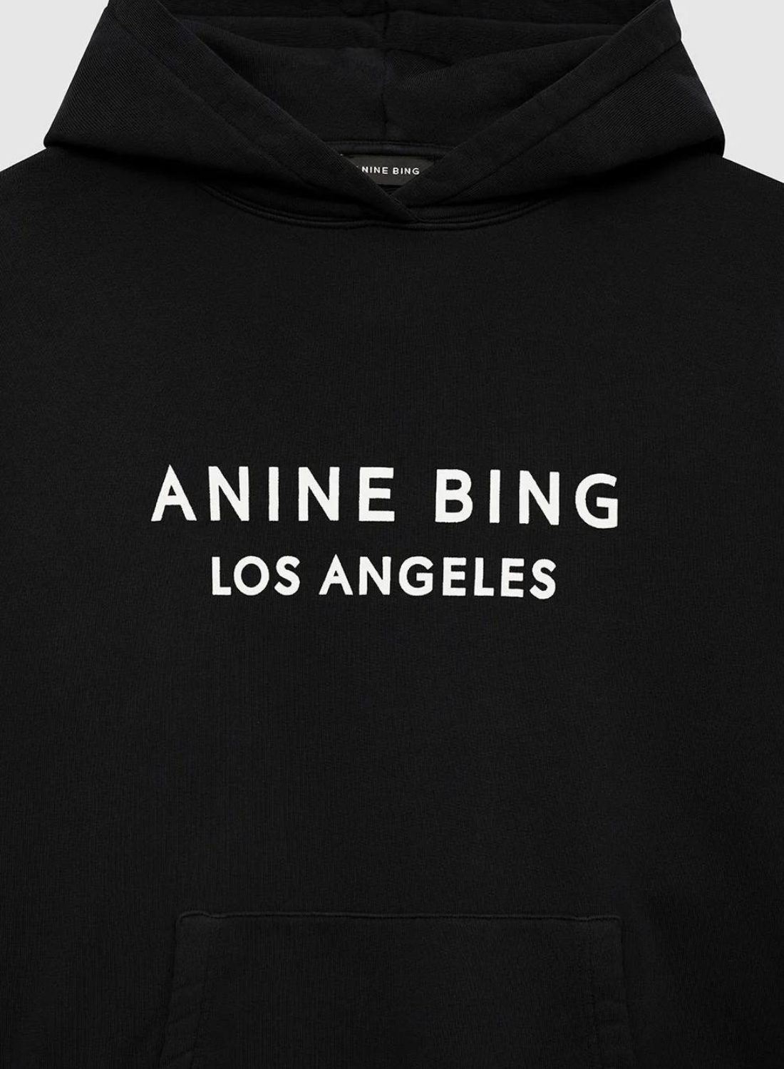 Anine Bing Alto Hoodie in BLACK-Anine Bing-Frolic Girls