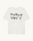 Anine Bing Cade Tee Hearts IVORY