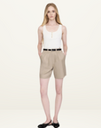 Anine Bing Carrie Short in OATMEAL