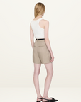 Anine Bing Carrie Short in OATMEAL