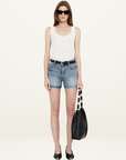 Anine Bing Dalton Denim Short PACIFIC BLUE