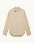 Dante Shirt in OATMEAL Anine Bing-Anine Bing-Frolic Girls