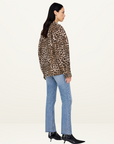 Anine Bing Flynn Jacket in Leopard