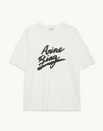 Anine Bing Jaylin Tee Signature IVORY