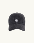 Anine Bing Jeremy Baseball Cap AB in Washed Smoke Grey