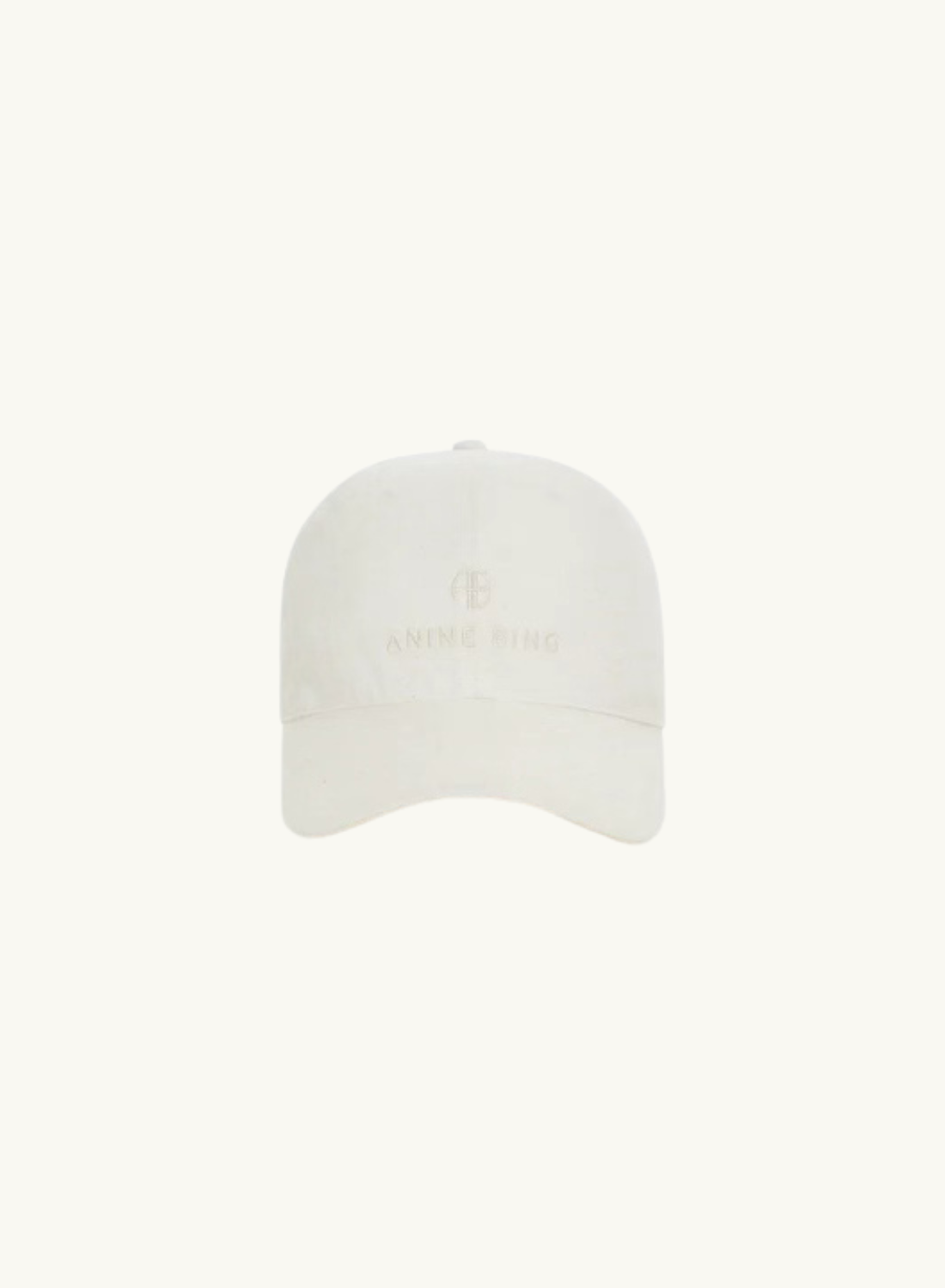 Anine Bing Jeremy Baseball Cap in Ivory