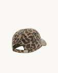 Anine Bing Jeremy Cap in Leopard Black & Brown