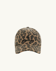 Anine Bing Jeremy Cap in Leopard Black & Brown