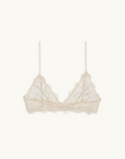 Anine Bing Lace Bra with Trim in NUDE-Anine Bing-Frolic Girls