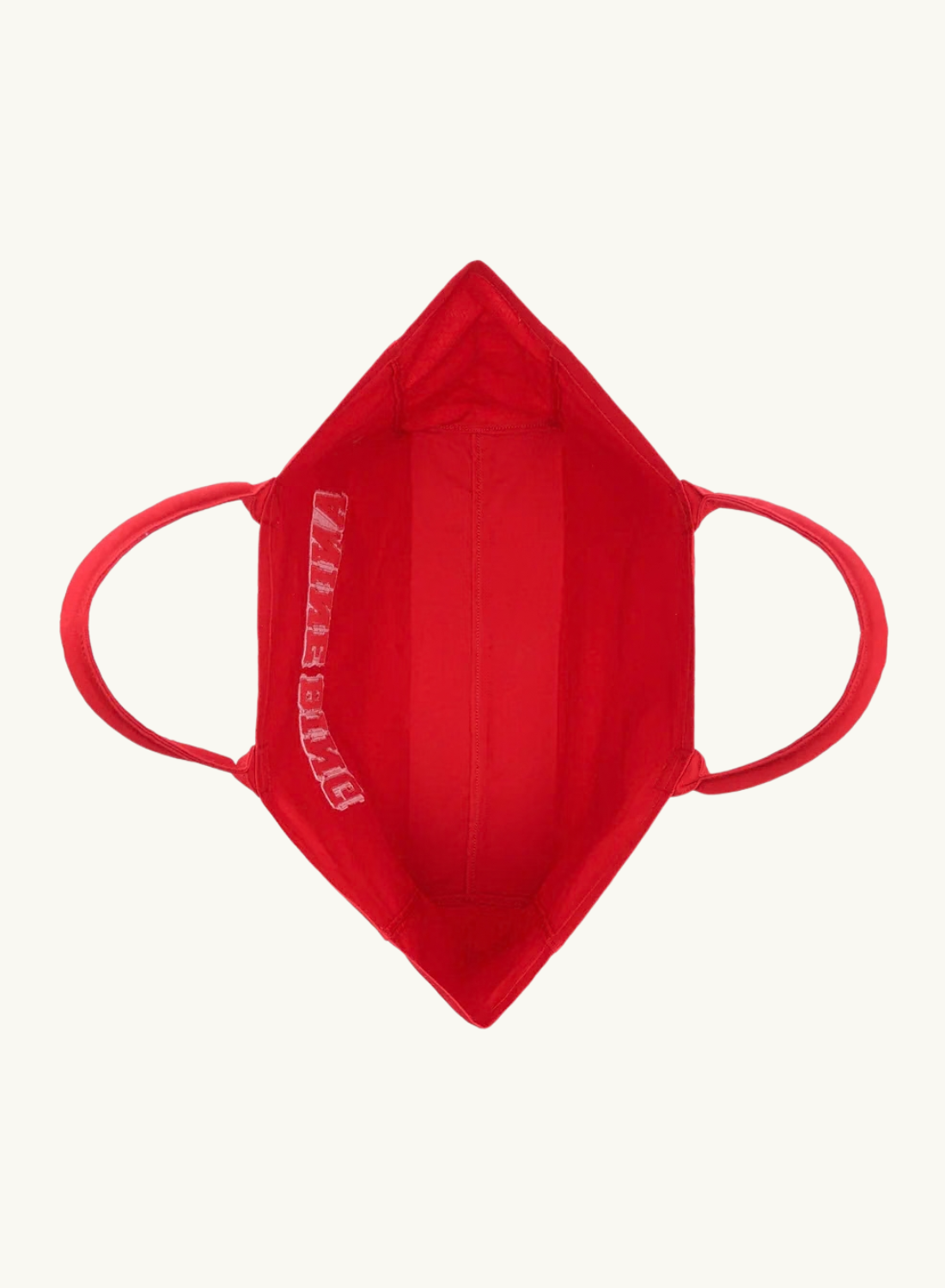 Anine Bing Leo Canvas Tote in Tango Red