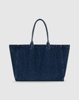 Anine Bing Leo Denim Tote Bag in Ink Blue