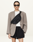 Anine Bing Leon Waist Bag in Black