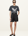 Lili Tee Retro Eagle WASHED BLACK Anine Bing-Anine Bing-Frolic Girls